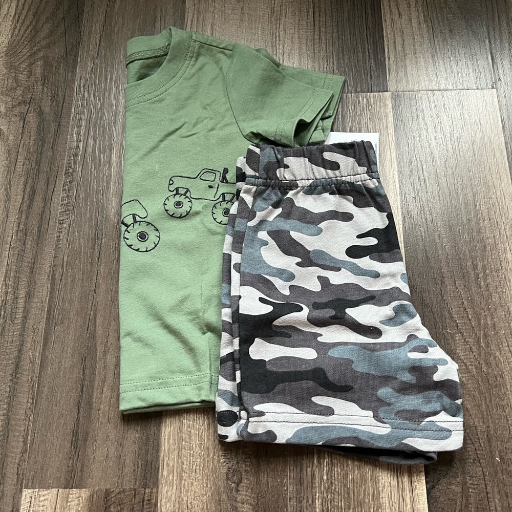 Child of Mine (18month) Monster Truck & Camo outfit